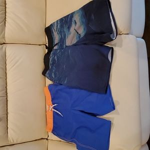 4 pair of boys swimming trunks  Large (10-12)